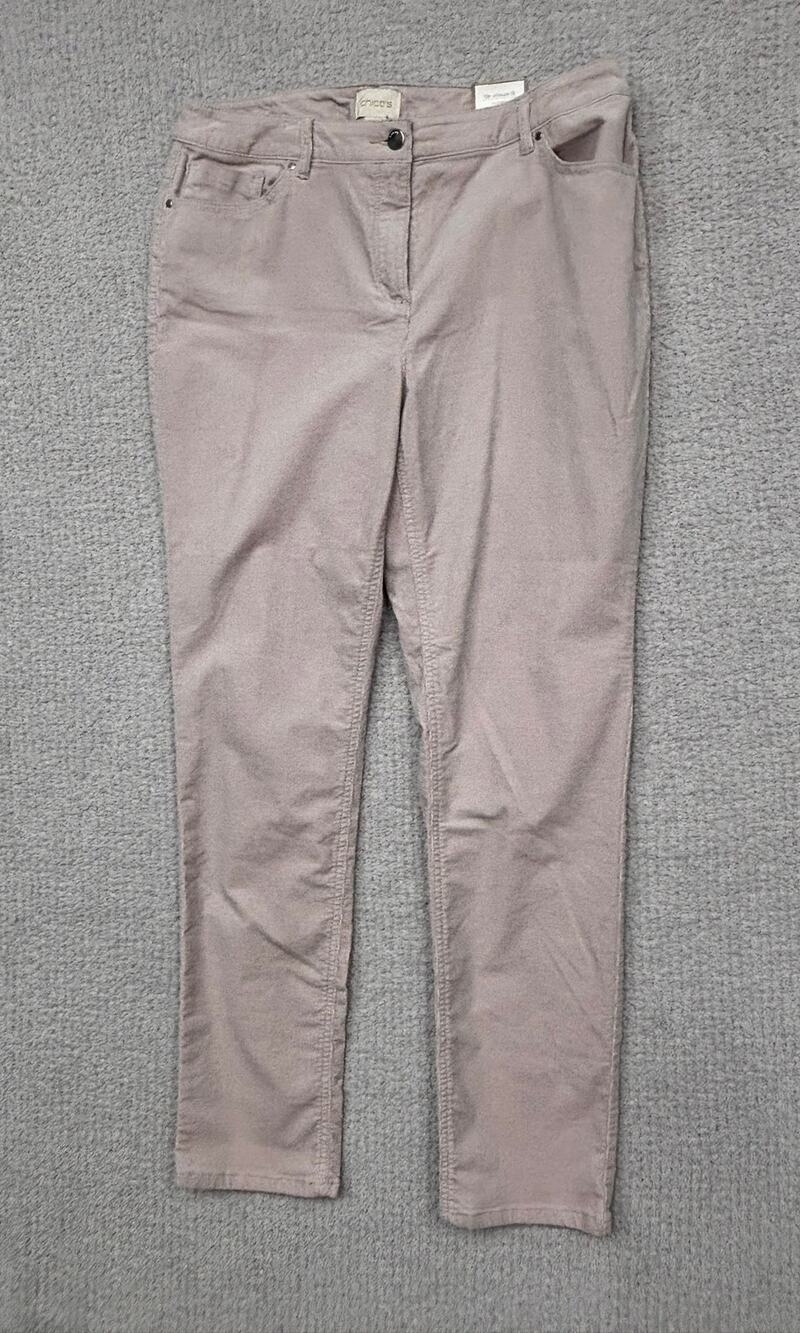 Chico's Pink Ultimate Fit Corduroy Pants Size 10 NWT #67047